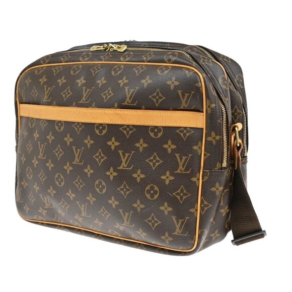 LOUIS VUITTON Reporter GM Crossbody Shoulder Bag Monogram Leather - Picture 2 of 14